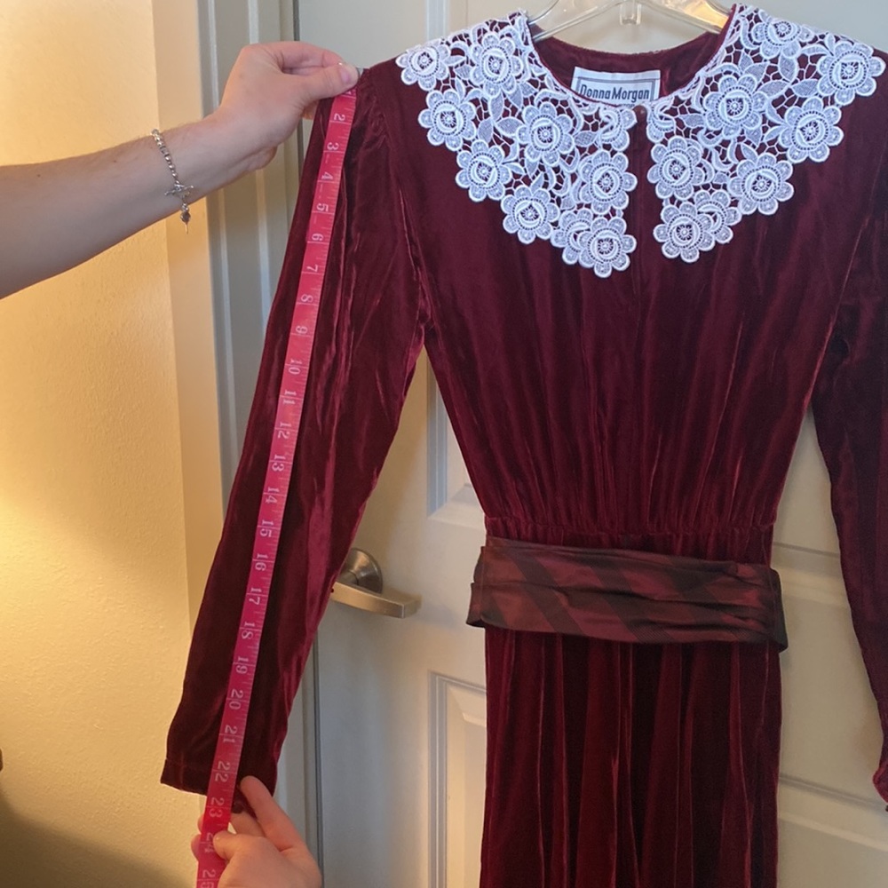 Vintage 1987 holiday dress - Picture 11 of 14